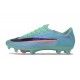 Chaussures Nike Air Zoom Mercurial Vapor 17 Elite FG Bleu Noir