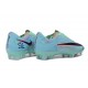 Chaussures Nike Air Zoom Mercurial Vapor 17 Elite FG Bleu Noir