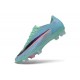 Chaussures Nike Air Zoom Mercurial Vapor 17 Elite FG Bleu Noir