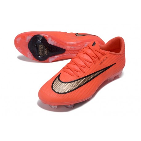 Chaussures Nike Air Zoom Mercurial Vapor 17 Elite FG Hyper Cramoisi Dore