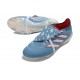 Chaussures de Foot adidas Predator 26 Elite FT FG Bleu Blanc