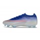 Nike Crampon Zoom Mercurial Vapor XVII Elite FG Bleu Argent Rose