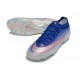 Nike Crampon Zoom Mercurial Vapor XVII Elite FG Bleu Argent Rose