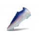 Nike Crampon Zoom Mercurial Vapor XVII Elite FG Bleu Argent Rose