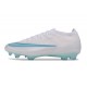 Nike Crampon Zoom Mercurial Vapor XVII Elite FG Blanc Bleu