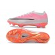 Nike Crampon Zoom Mercurial Vapor XVII Elite FG Rose Argent