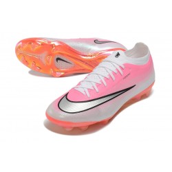 Nike Crampon Zoom Mercurial Vapor XVII Elite FG Rose Argent