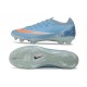 Crampons Nike Air Zoom Mercurial Vapor 17 Elite FG Bleu Orange
