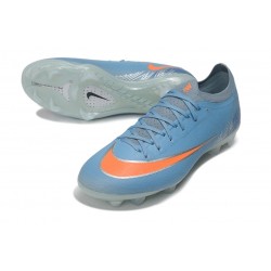 Crampons Nike Air Zoom Mercurial Vapor 17 Elite FG Bleu Orange