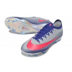 Crampons Nike Air Zoom Mercurial Vapor 17 Elite FG Bleu Rouge