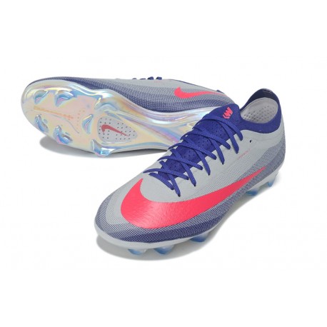 Crampons Nike Air Zoom Mercurial Vapor 17 Elite FG Bleu Rouge