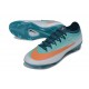 Crampons Nike Air Zoom Mercurial Vapor 17 Elite FG Vert Orange