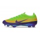 Crampons Nike Air Zoom Mercurial Vapor 17 Elite FG Vert Violet