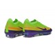 Crampons Nike Air Zoom Mercurial Vapor 17 Elite FG Vert Violet