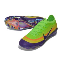 Crampons Nike Air Zoom Mercurial Vapor 17 Elite FG Vert Violet
