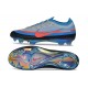Crampons Nike Air Zoom Mercurial Vapor 17 Elite FG Bleu Gris