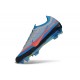 Crampons Nike Air Zoom Mercurial Vapor 17 Elite FG Bleu Gris