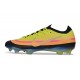 Crampons Nike Air Zoom Mercurial Vapor 17 Elite FG Jaune Orange