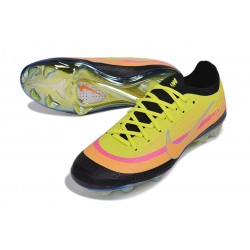 Crampons Nike Air Zoom Mercurial Vapor 17 Elite FG Jaune Orange
