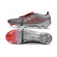 Chaussures de Foot adidas Predator 26 Elite FT FG Gris Rouge