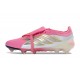 Chaussures de Foot adidas Predator 26 Elite FT FG Rose Blanc