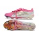 Chaussures de Foot adidas Predator 26 Elite FT FG Rose Blanc