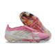 Chaussures de Foot adidas Predator 26 Elite FT FG Rose Blanc