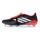 Chaussures de Foot adidas Predator 26 Elite FT FG Noir Blanc Rouge