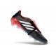 Chaussures de Foot adidas Predator 26 Elite FT FG Noir Blanc Rouge