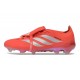 Chaussures de Foot adidas Predator 26 Elite FT FG Rouge Argent