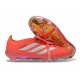 Chaussures de Foot adidas Predator 26 Elite FT FG Rouge Argent