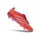 Chaussures de Foot adidas Predator 26 Elite FT FG Rouge Argent