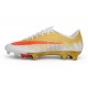 Crampons de Football Nike Mercurial Superfly XI Elite FG CR7 Dore Rouge