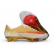Crampons de Football Nike Mercurial Superfly XI Elite FG CR7 Dore Rouge