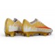 Crampons de Football Nike Mercurial Superfly XI Elite FG CR7 Dore Rouge