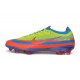 Crampons Nike Air Zoom Mercurial Vapor 17 Elite FG Rouge Jaune Bleu