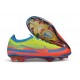 Crampons Nike Air Zoom Mercurial Vapor 17 Elite FG Rouge Jaune Bleu