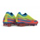 Crampons Nike Air Zoom Mercurial Vapor 17 Elite FG Rouge Jaune Bleu