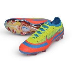 Crampons Nike Air Zoom Mercurial Vapor 17 Elite FG Rouge Jaune Bleu