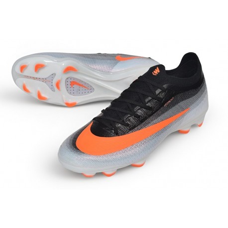 Nouveau Chaussure Nike Mercurial Vapor XVII Elite FG Noir Orange