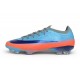 Nouveau Chaussure Nike Mercurial Vapor XVII Elite FG Bleu Orange