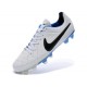 Chaussures de Football Nike - Nike Tiempo Legend V FG - Pack de Réflexion Bleu Blanc Noir