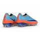 Nouveau Chaussure Nike Mercurial Vapor XVII Elite FG Bleu Orange