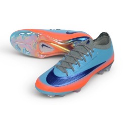 Nouveau Chaussure Nike Mercurial Vapor XVII Elite FG Bleu Orange