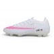 Nouveau Chaussure Nike Mercurial Vapor XVII Elite FG CR7 Blanc Rose