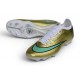 Nouveau Chaussure Nike Mercurial Vapor XVII Elite FG Or Vert
