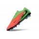 Nike Crampons de Football Phantom 6 Low Elite FG Rouge Vert