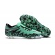 Nike Hypervenom Phinish FG - Terrain Sec - Chaussures De Football - Argenté Noir Vert