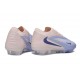 Nike Crampons de Football Phantom 6 Low Elite FG Bleu lavande Pêche pâle