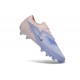 Nike Crampons de Football Phantom 6 Low Elite FG Bleu lavande Pêche pâle